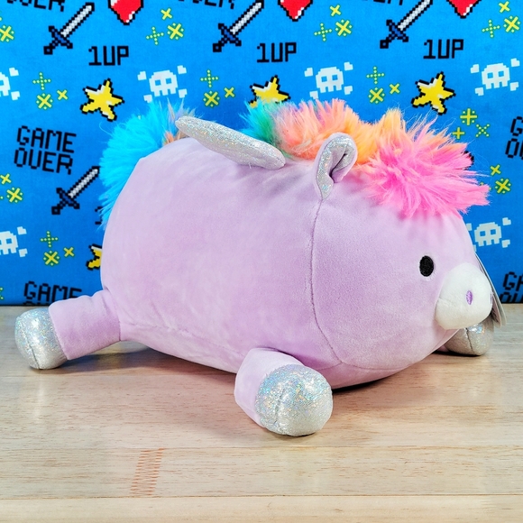 Squishmallow Stefana the Pegasus 9" Laying Cuddlers Stuffed Animal Plush NWT - Picture 2 of 12